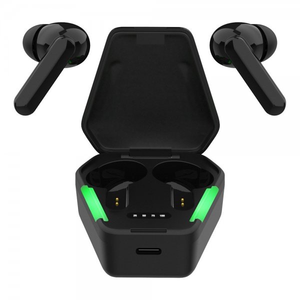 Streetz Hodetelefoner T300 Wireless Gaming Earbuds Svart