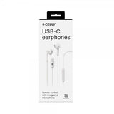 Celly Hodetelefoner UP1100 USB-C Hvit