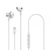 Xqisit Hodetelefoner USB-C Earphones Hvit