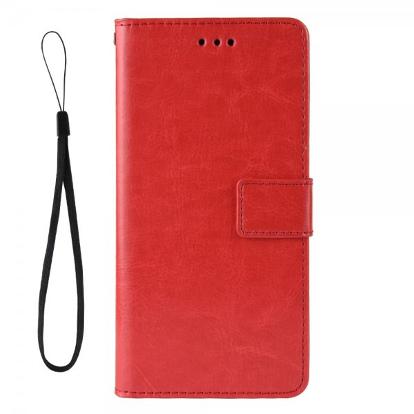 Huawei P Smart 2021 Etui Skinntekstur Rød