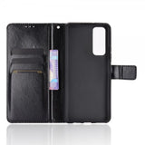 Huawei P Smart 2021 Etui Skinntekstur Svart