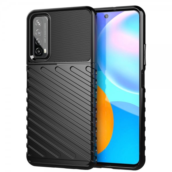 Huawei P Smart 2021 Deksel Thunder Series Svart