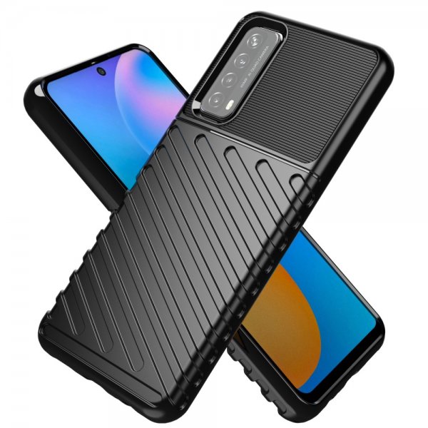 Huawei P Smart 2021 Deksel Thunder Series Svart