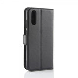 Huawei P20 Etui Litchi Svart