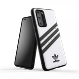 Adidas Huawei P40 Deksel OR 3 Stripes Snap Case Hvit Svart