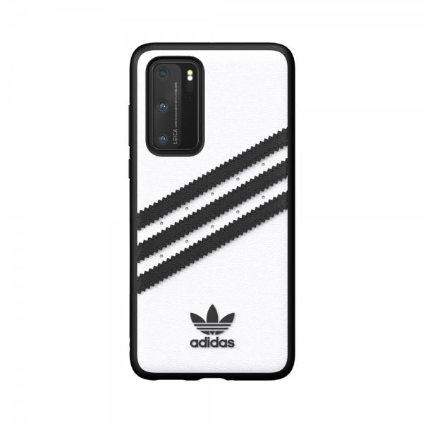Adidas Huawei P40 Deksel OR 3 Stripes Snap Case Hvit Svart