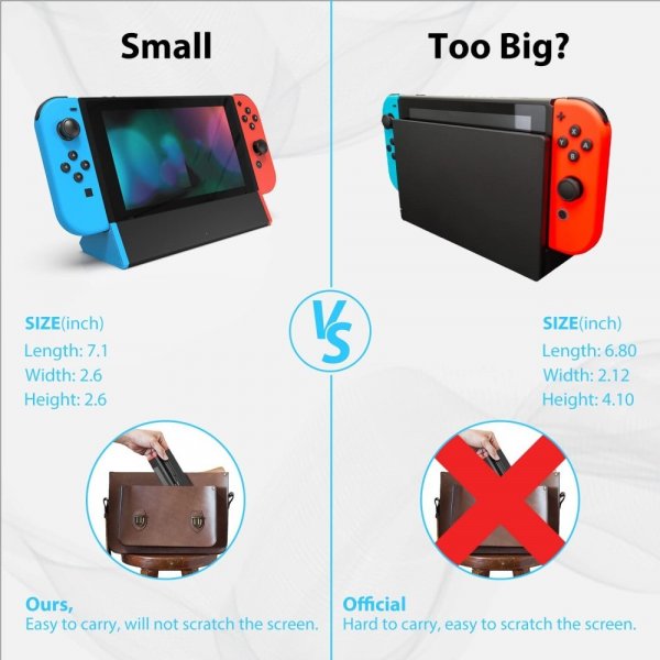 Hub til Nintendo Switch Switch/Switch OLED HDMI med Ethernet USB