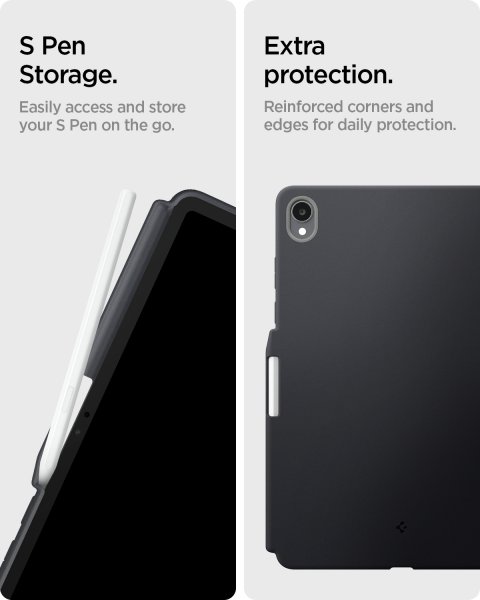 Spigen Samsung Galaxy Tab S11 Deksel Nano Pop Black Sesame