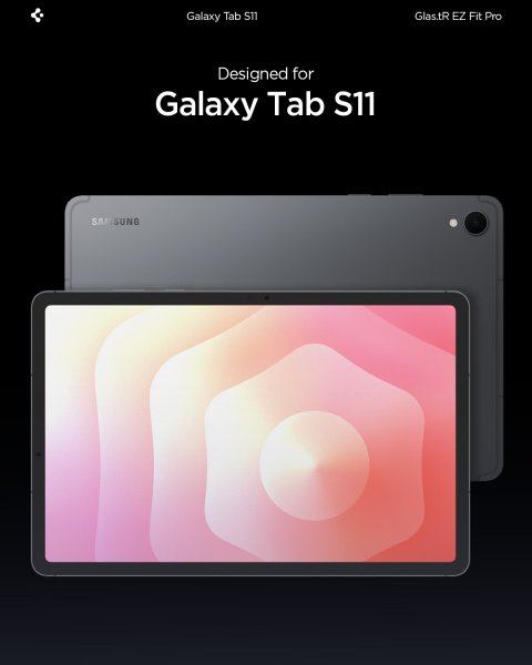 Spigen Samsung Galaxy Tab S11 Skjermbeskytter GLAS.tR EZ Fit Pro