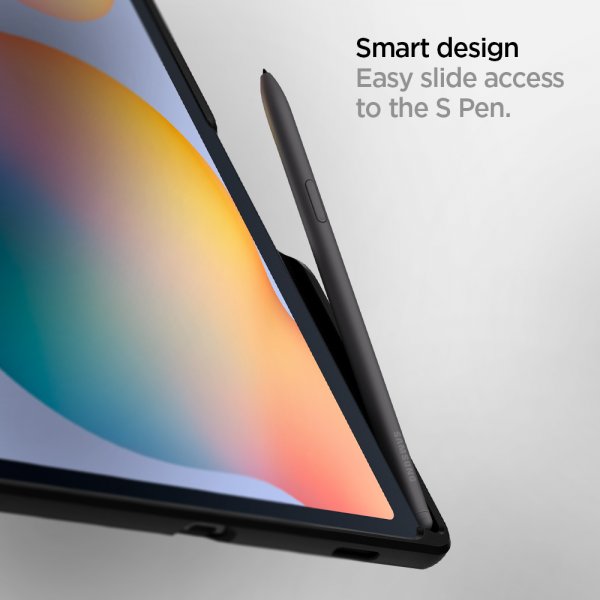 Spigen Samsung Galaxy Tab S6 Lite Deksel Rugged Armor Svart