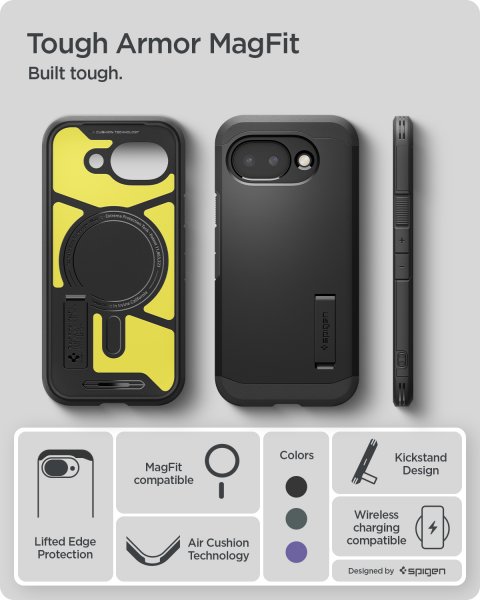Spigen Google Pixel 10a Deksel Tough Armor MagFit Svart