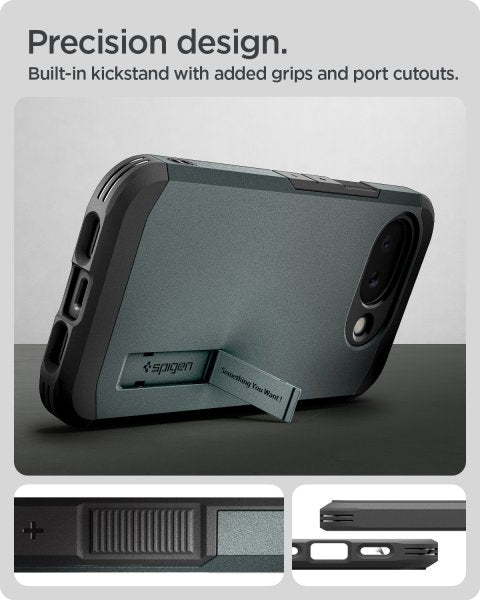 Spigen Google Pixel 10a Deksel Tough Armor MagFit Abyss Green