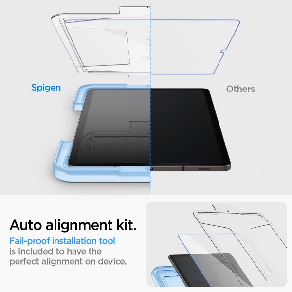 Spigen Samsung Galaxy Tab S9 Plus/Galaxy Tab S10 Plus Skjermbeskytter GLAS.tR EZ Fit