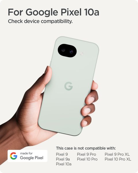 Spigen Google Pixel 10a Deksel Ultra Hybrid Crystal Clear