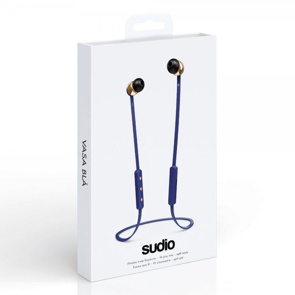 Sudio Vasa Blå Trådløsa Hodetelefoner In-Ear Blå