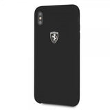 Ferrari iPhone Xs Max Deksel Sillikon Ferrari Logo Svart