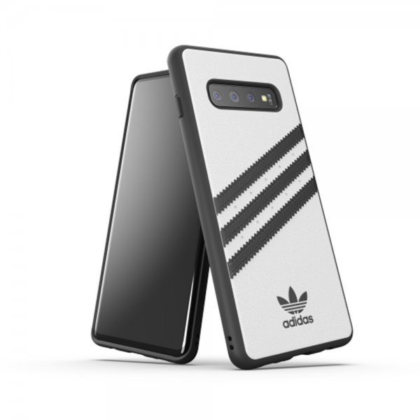 Adidas Samsung Galaxy S10 Plus Deksel OR Moulded Case PU SS20 HHvit Svart