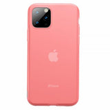 Baseus iPhone 11 Pro Deksel Jelly Liquid Silica Gel Rød