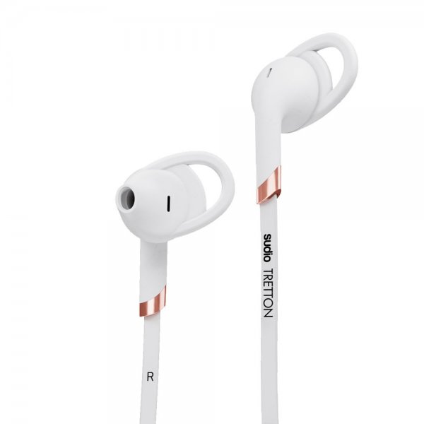 Sudio Tretton Trådløsa Hodetelefoner Sport Wing Tip In-Ear HHvit