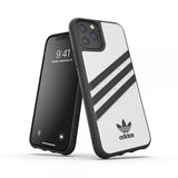 Adidas iPhone 11 Pro Deksel OR 3 Stripes Snap Case PU FW19 Hvit Svart