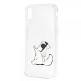 Karl Lagerfeld iPhone Xs Max Deksel Fun ChouPETte Transparent