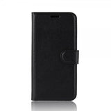 Samsung Galaxy A20E Etui Litchi Svart