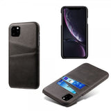 iPhone 11 Deksel med To Kortlommer Svart