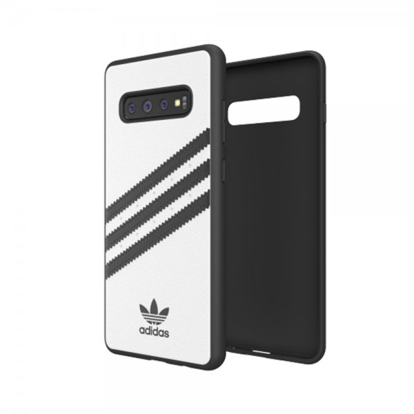 Adidas Samsung Galaxy S10 Plus Deksel OR Moulded Case PU SS20 HHvit Svart
