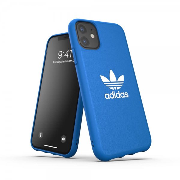 Adidas iPhone 11 Deksel OR Moulded Case FW19 Bluebird Hvit