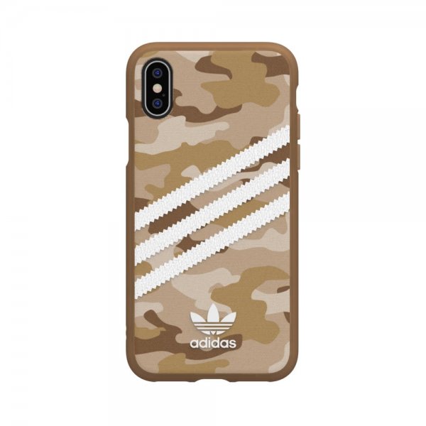 Adidas iPhone X/Xs Deksel OR 3-Stripes Snap Case Camo FW19 Raw Gold