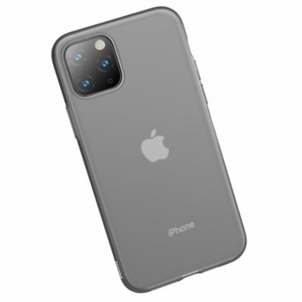 Baseus iPhone 11 Pro Deksel Jelly Liquid Silica Gel Svart