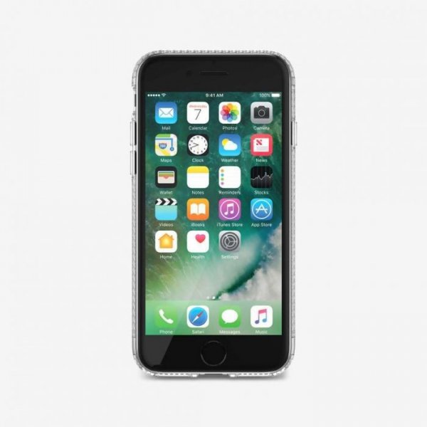 Tech21 iPhone 7/8/SE Deksel Pure Clear TPU Hardplast Klar