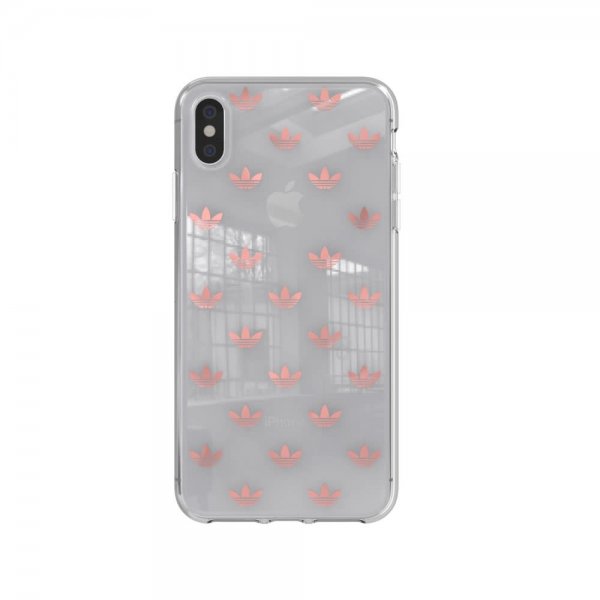 Adidas iPhone Xs Max Deksel OR Snap Case Entry SS20 Klar RoseGUll