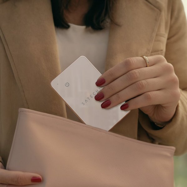 Satechi FindAll Lommebokkort Tracker Desert Rose