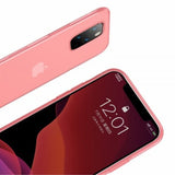Baseus iPhone 11 Deksel Jelly Liquid Silica Gel Rosa