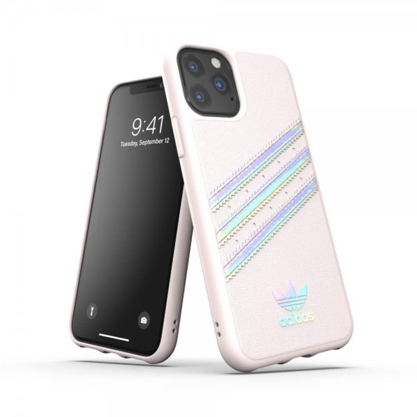Adidas iPhone 11 Pro Deksel OR Moulded Case FW19 Orchid Tint Holographic