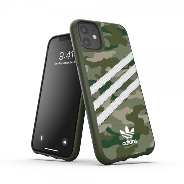 Adidas iPhone 11 Deksel OR Moulded Case Camo FW19 Raw Green