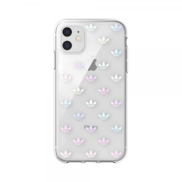 Adidas iPhone 11 Deksel Snap Case ENTRY FW19 Transparent Sølv