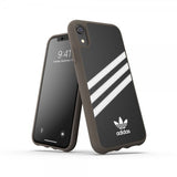 Adidas iPhone Xr Deksel OR 4 Stripes Snap Case PU SS20 Svart HHvit