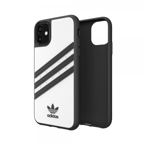 Adidas iPhone 11 Deksel OR Moulded Case PU FW19 Hvit Svart