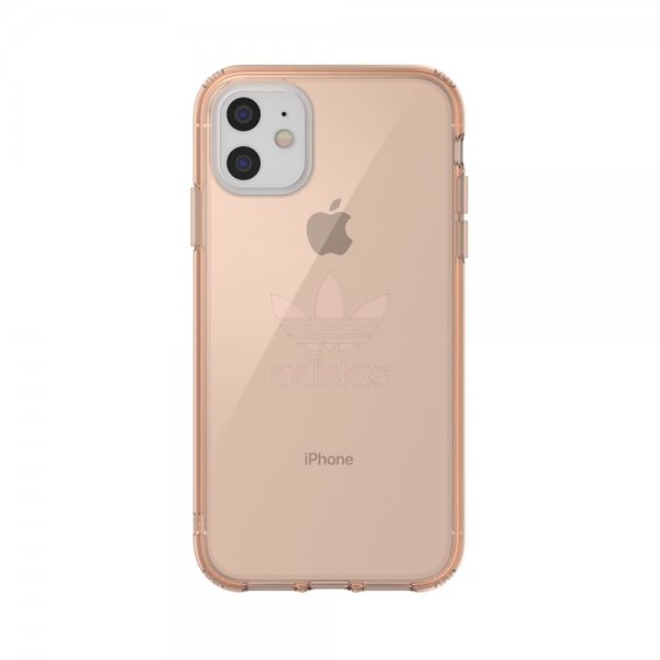 Adidas iPhone 11 Deksel OR Protective Clear Case FW19 Rose Gold