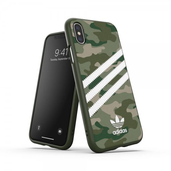 Adidas iPhone X/Xs Deksel OR Moulded Case Camo FW19 Raw Green