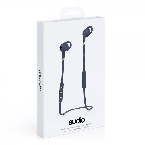 Sudio Tretton Trådløsa Hodetelefoner Sport Wing Tip In-Ear Classic Blue
