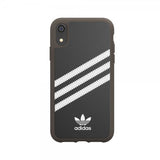 Adidas iPhone Xr Deksel OR 4 Stripes Snap Case PU SS20 Svart HHvit