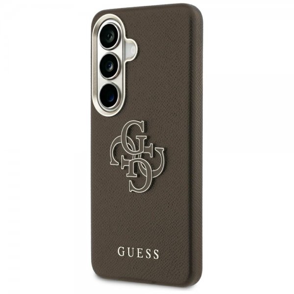 Guess Samsung Galaxy S26 Deksel 4G Logo Grained Brun