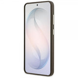 Guess Samsung Galaxy S26 Deksel 4G Logo Grained Brun