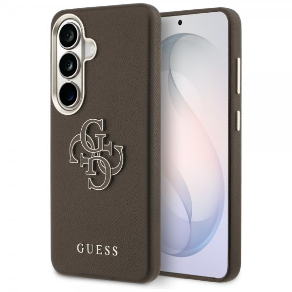 Guess Samsung Galaxy S26 Plus Deksel 4G Logo Grained Brun