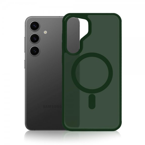 3mk Samsung Galaxy S25 Deksel Smoke MagCase Grønn