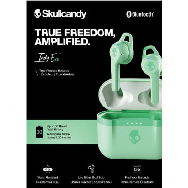 Skullcandy Indy Evo Hodetelefoner In-Ear True Wireless Grønn