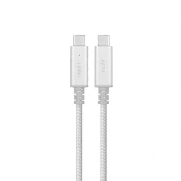 Moshi Integra USB-C till USB-C 2m Sølv